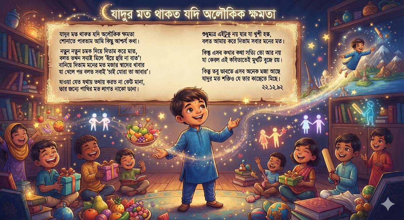 যাদুর মত